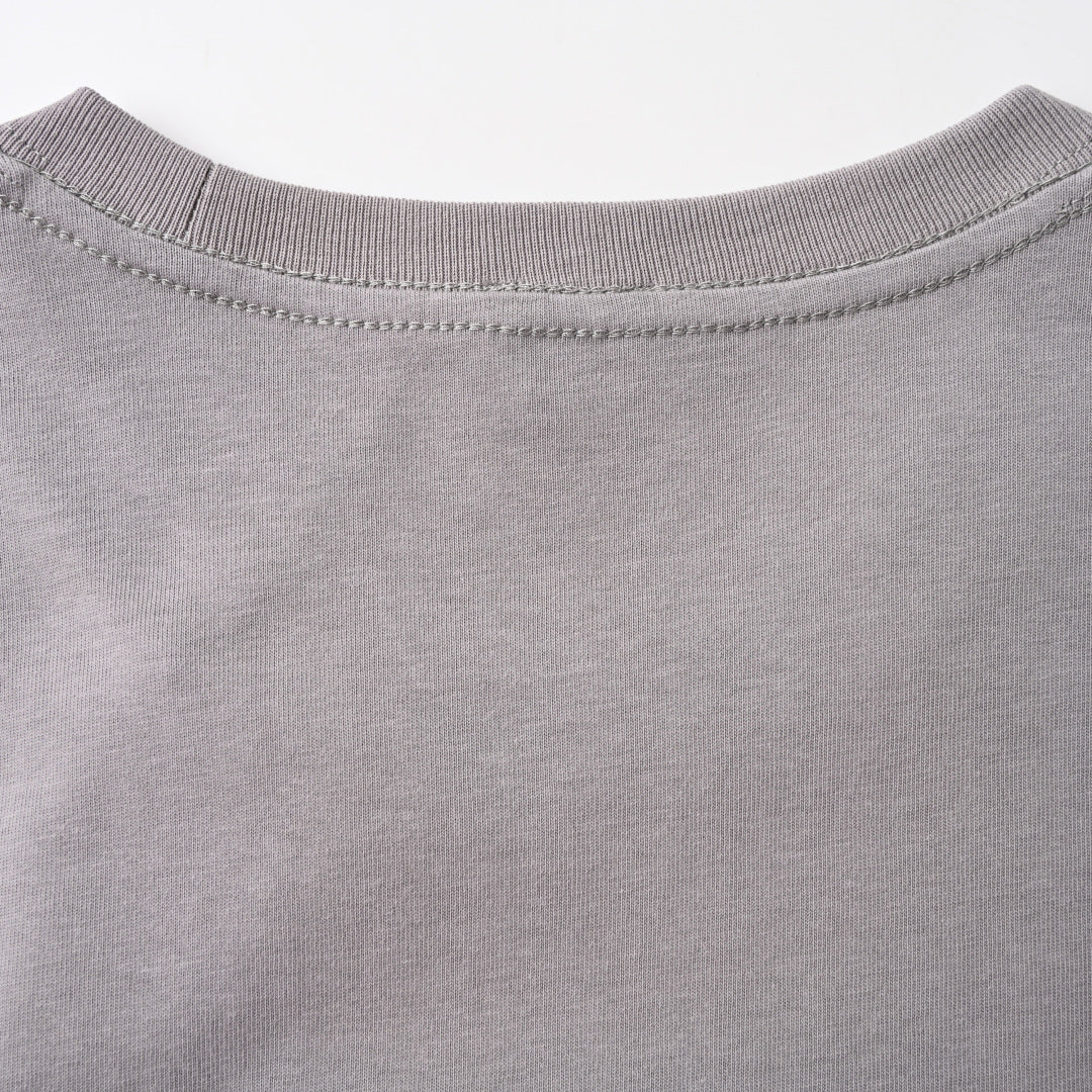 Light Grey Crew Neck T-Shirt