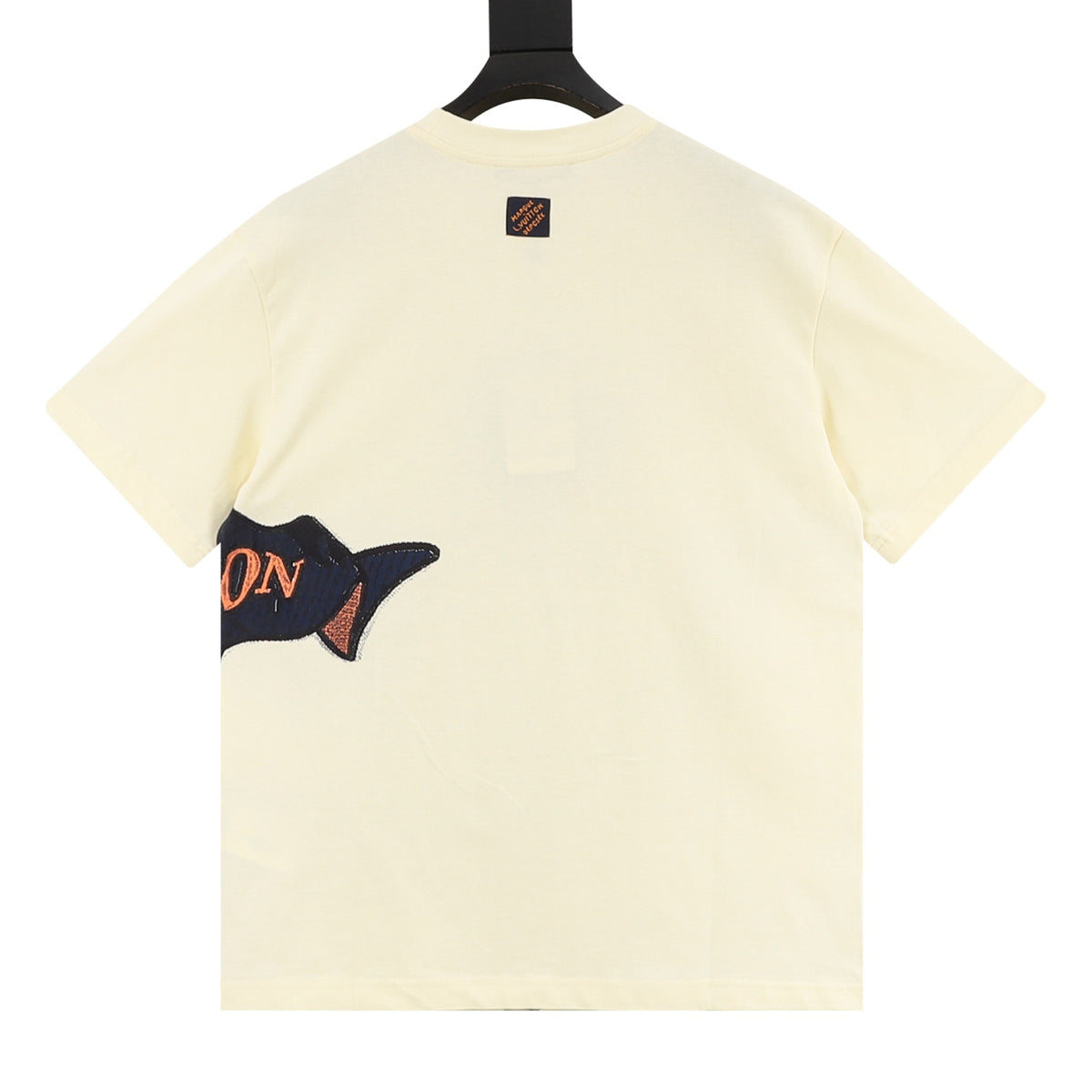 Louis Vuitton Flag Graphic Print Short-Sleeve T-Shirt in Cream