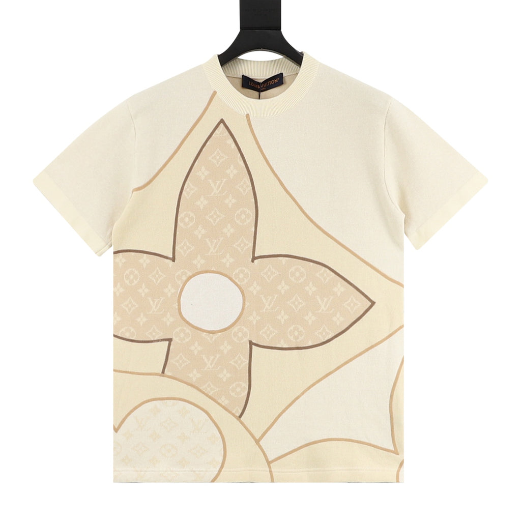 Louis Vuitton Women's / Men's Oversized Monogram Knit T-Shirt in Beige