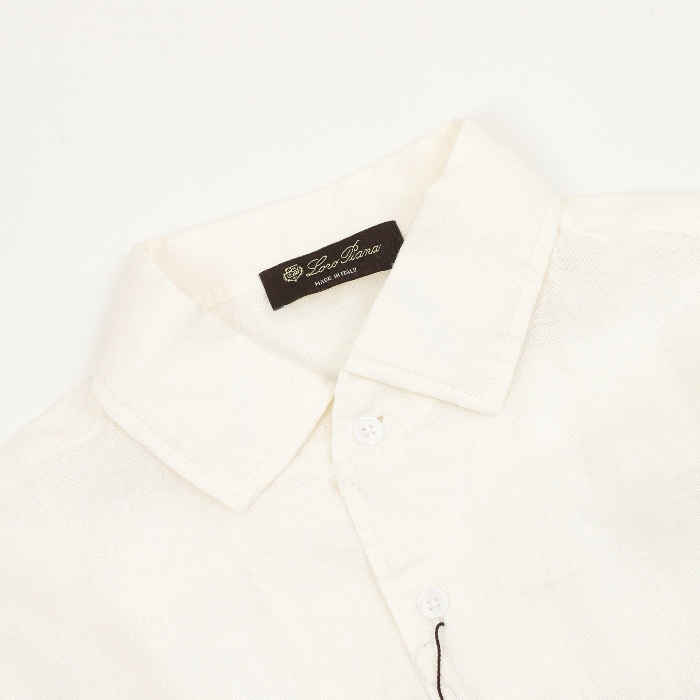 Loro Piana LP Linen Shirt | Dark Brown Breathable Luxury Long Sleeve