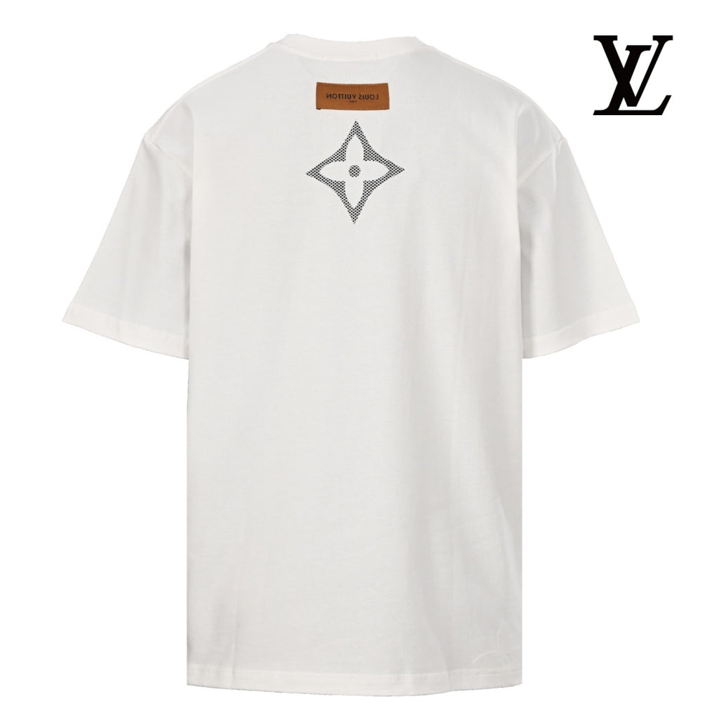 Louis Vuitton Men's White Giant Monogram T-Shirt