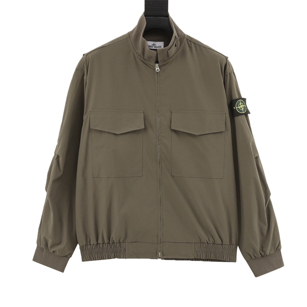 Stone Island Compass Badge Four-Pocket Blouson Overshirt Jacket