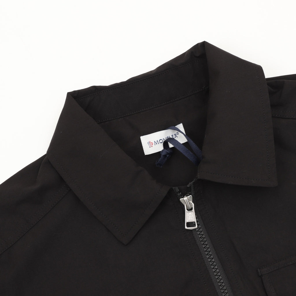 Moncler Women's & Men's Black Collared Multi-Pocket Field Jacket