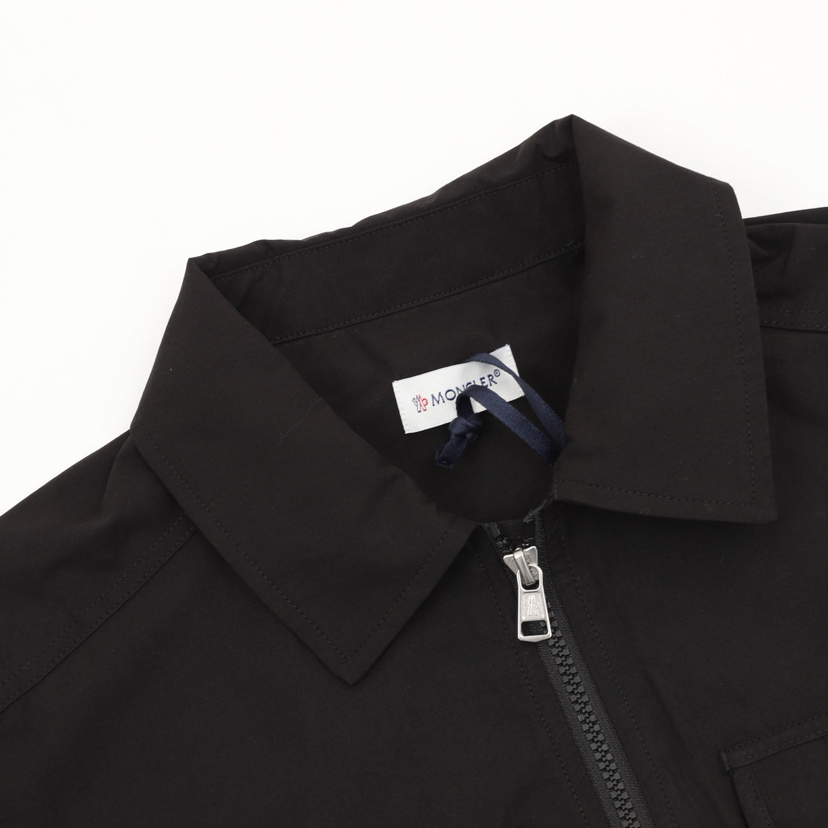 Moncler Women's & Men's Black Collared Multi-Pocket Field Jacket