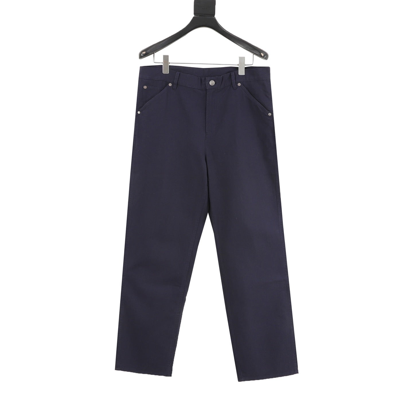 Burberry Cotton Cargo Trousers with Leather Back-Waist Patch