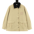 Loewe 25FW Elbow Patch Embroidered Workwear Jacket