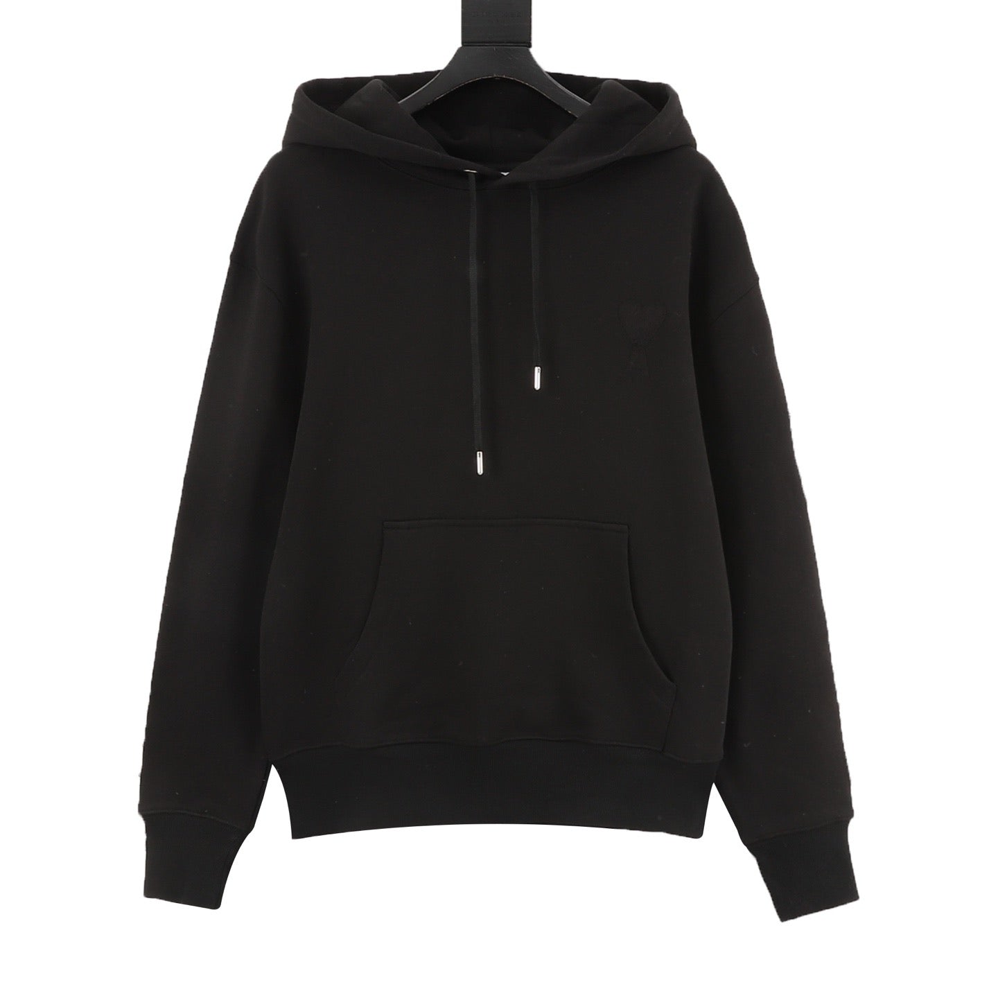 AMI Paris Two-Color Heart Embroidered Hoodie