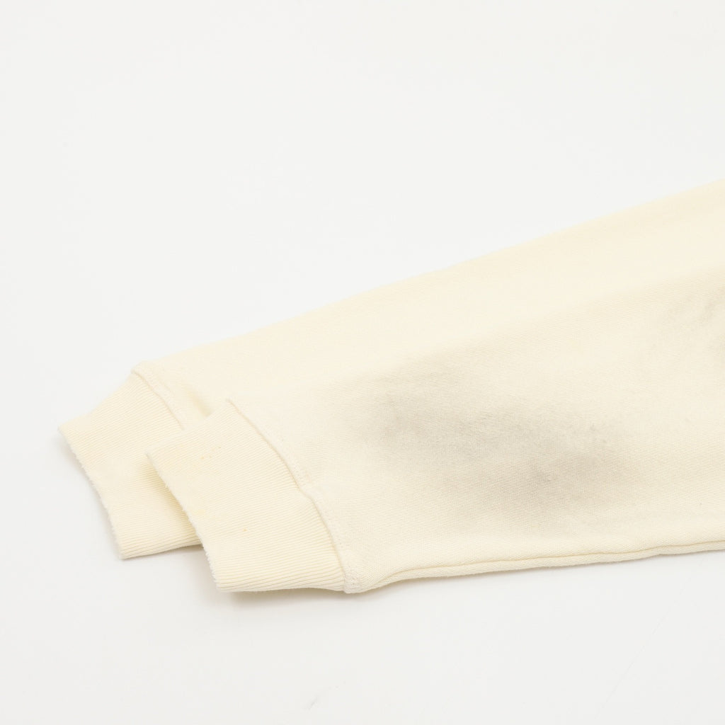 Acne Studios Women's Men's Cream Logo Henley Sweatshirt
