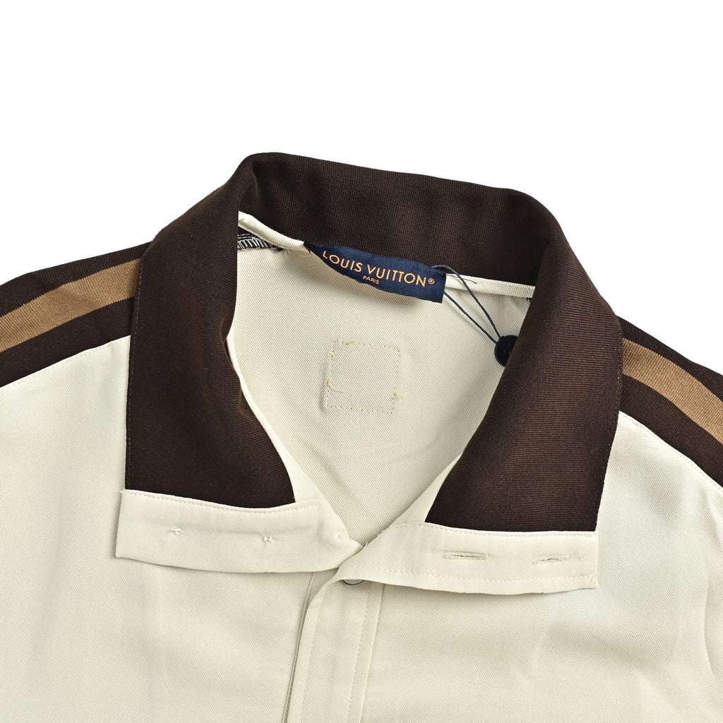 Louis Vuitton Women's / Men's Color-Block Short-Sleeve Shirt in Off-White