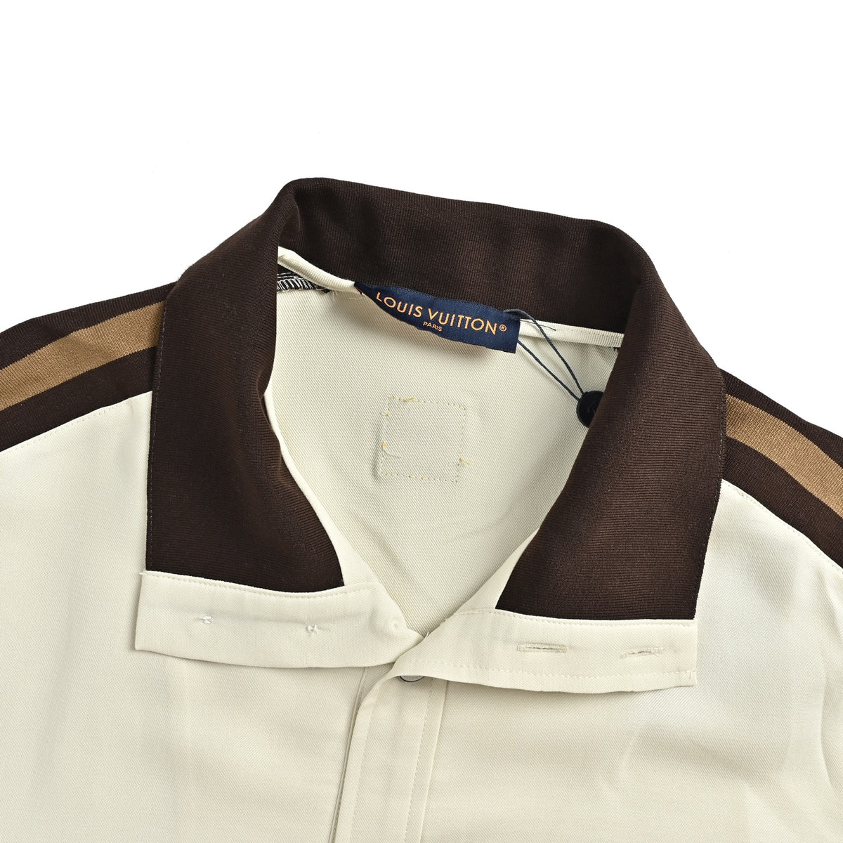 Louis Vuitton Women's / Men's Color-Block Short-Sleeve Shirt in Off-White