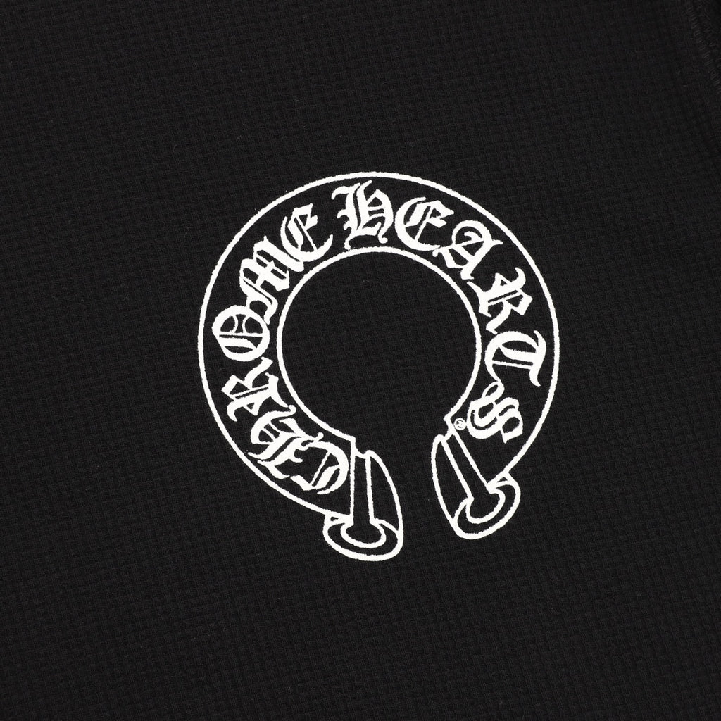 Chrome Hearts Cross Flower Scroll Arm Print Long Sleeve | Black Gothic Luxury Streetwear
