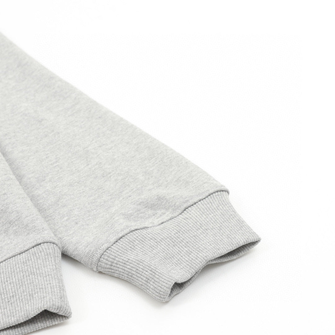 Loewe Anagram Leather Drawstring Hoodie