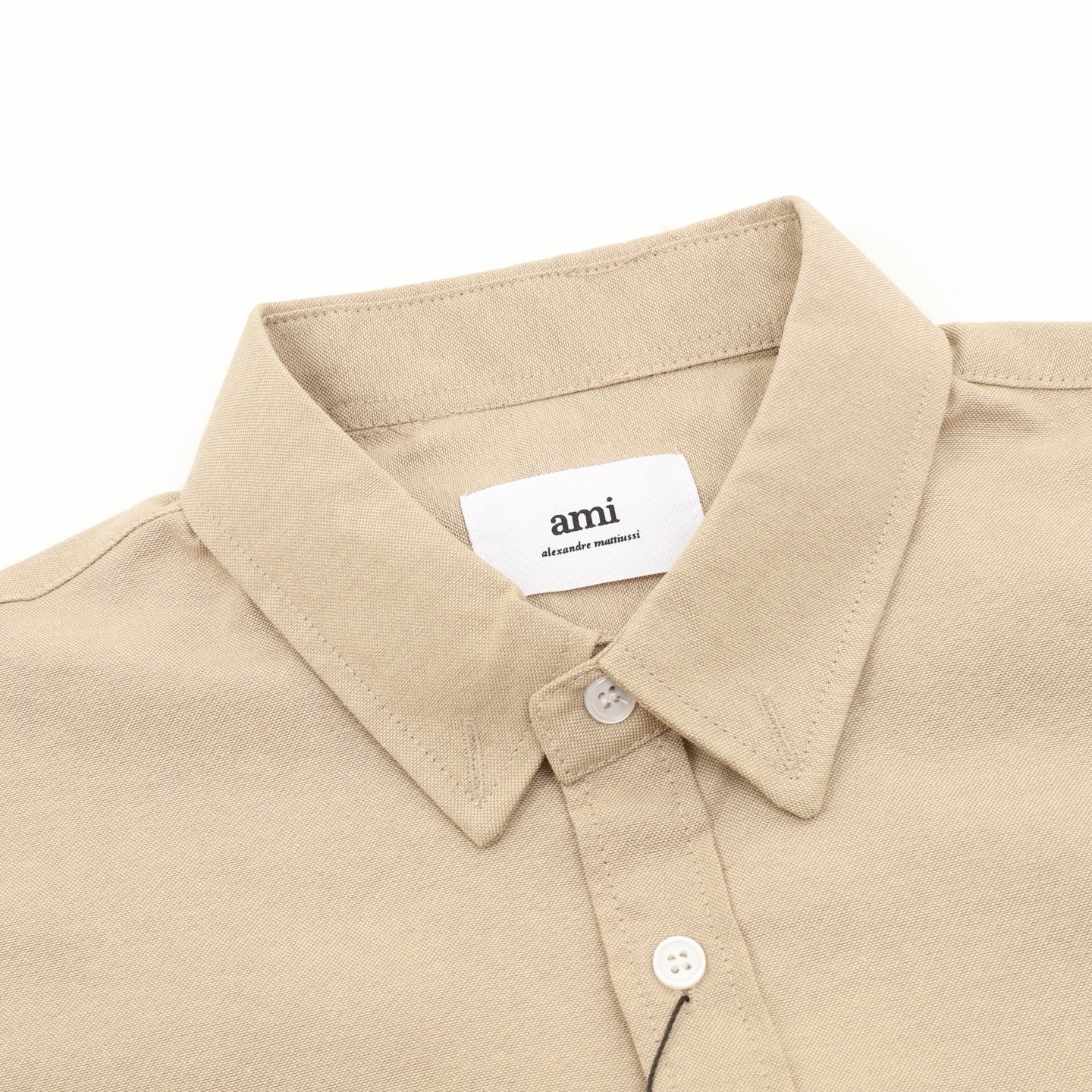 AMI Paris Ami de Cœur Chest Pocket Shirt — Navy Blue | 2026