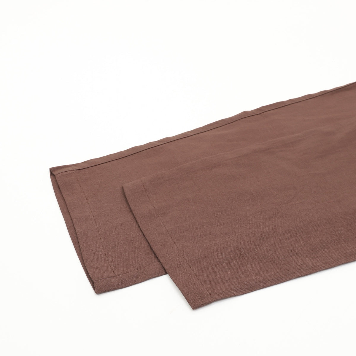Loewe Women's Men's Brown Elasticated-Waist Linen Trousers