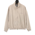 Acne Studios Women's Men's Beige Stand-Collar Zip-Up Jacket