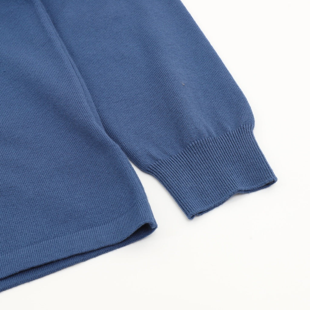 Louis Vuitton Women's Men's Blue Scattered LV Logo Crewneck Knit Sweater