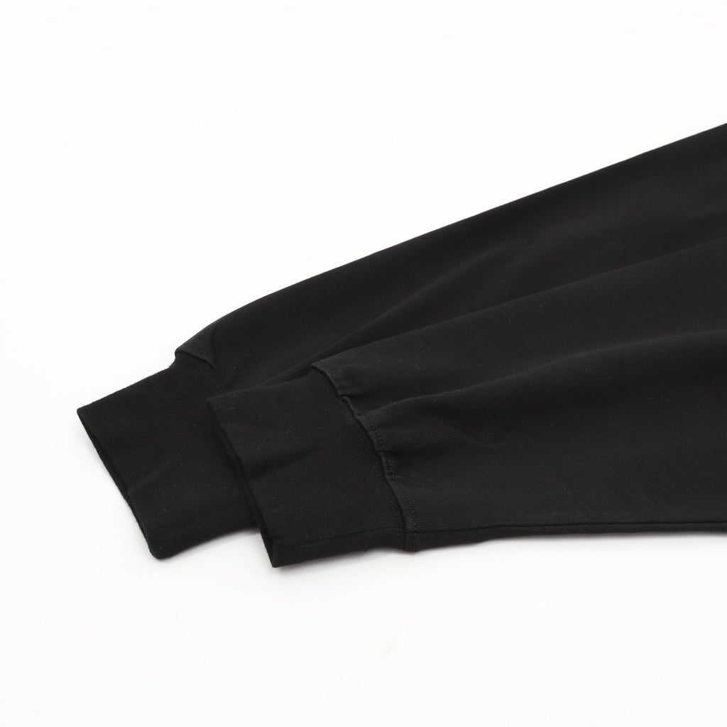 Balenciaga Women's Men's Black Wave Logo Long-Sleeve T-Shirt