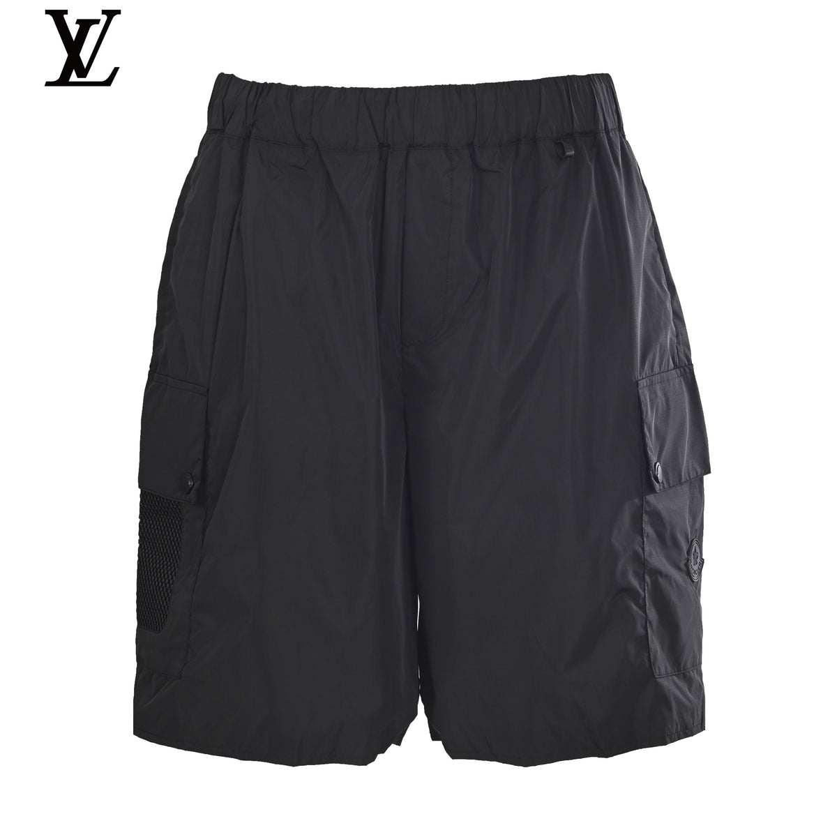 Louis Vuitton Men's Black Nylon Cargo Shorts