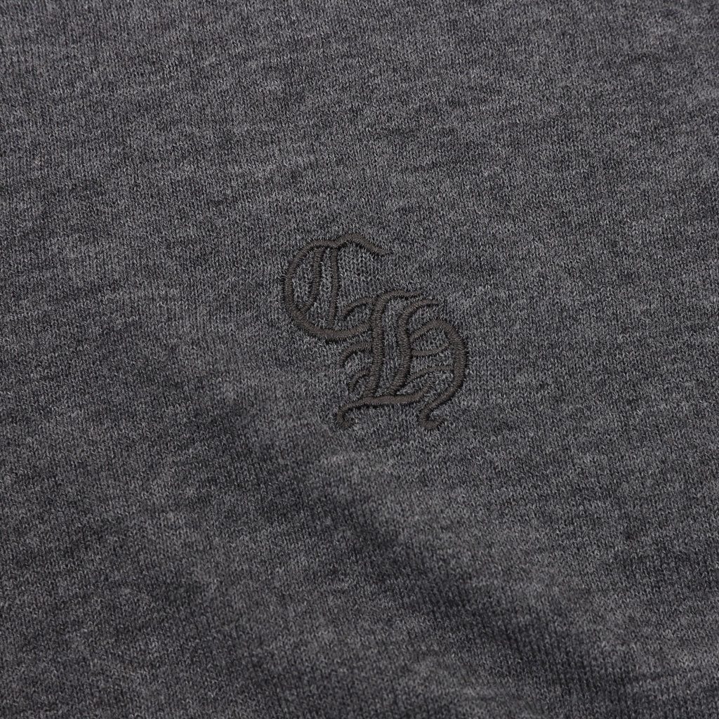 Chrome Hearts CH Gothic Logo Cross Embroidered Raglan Long-Sleeve T-Shirt