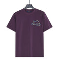 Louis Vuitton Purple Gradient Signature Script Short-Sleeve T-Shirt