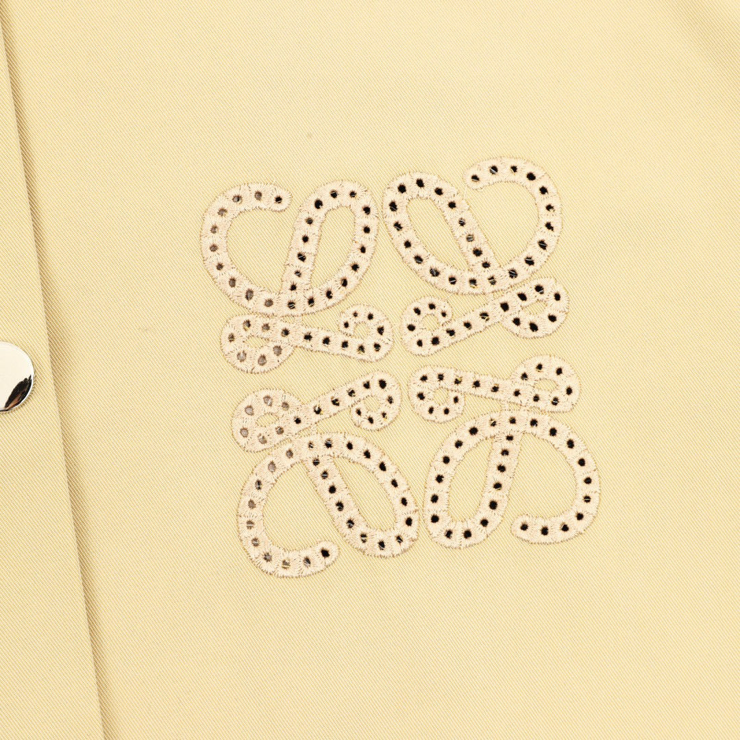 Loewe 25FW Elbow Patch Embroidered Workwear Jacket
