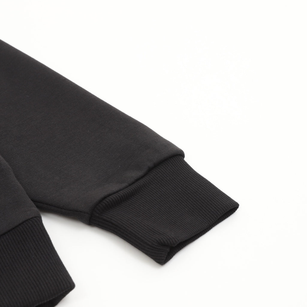 Prada Women's Men's Black Triangle Logo Crewneck Sweatshirt