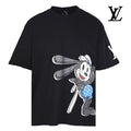 Louis Vuitton Men's Black Oswald Cartoon Print T-Shirt