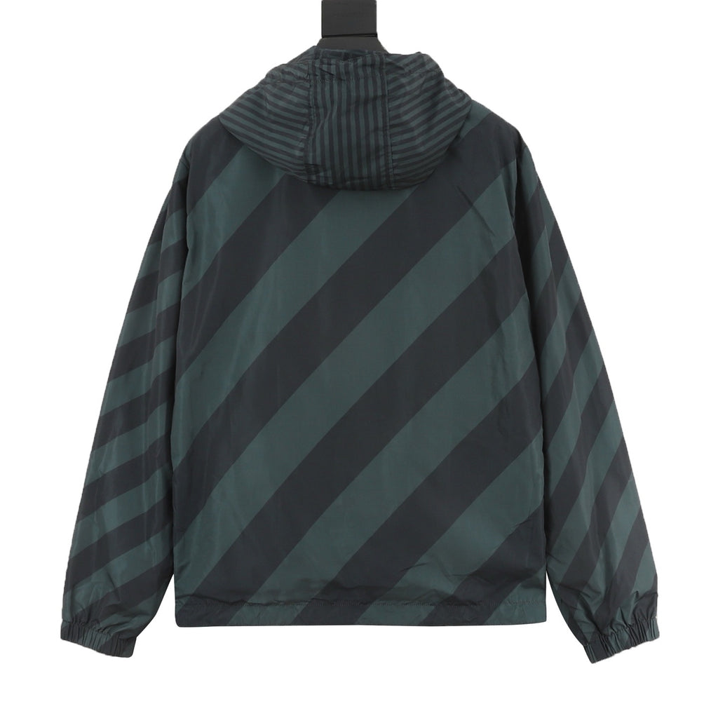 Fendi FF Monogram Reversible Hooded Jacket
