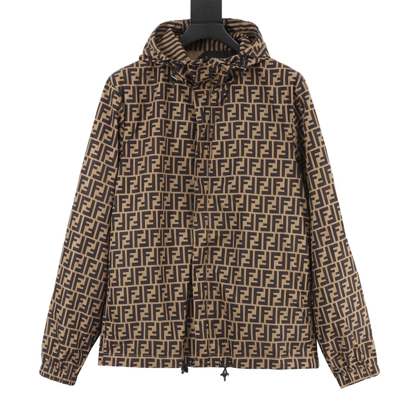 Fendi FF Monogram Reversible Hooded Jacket