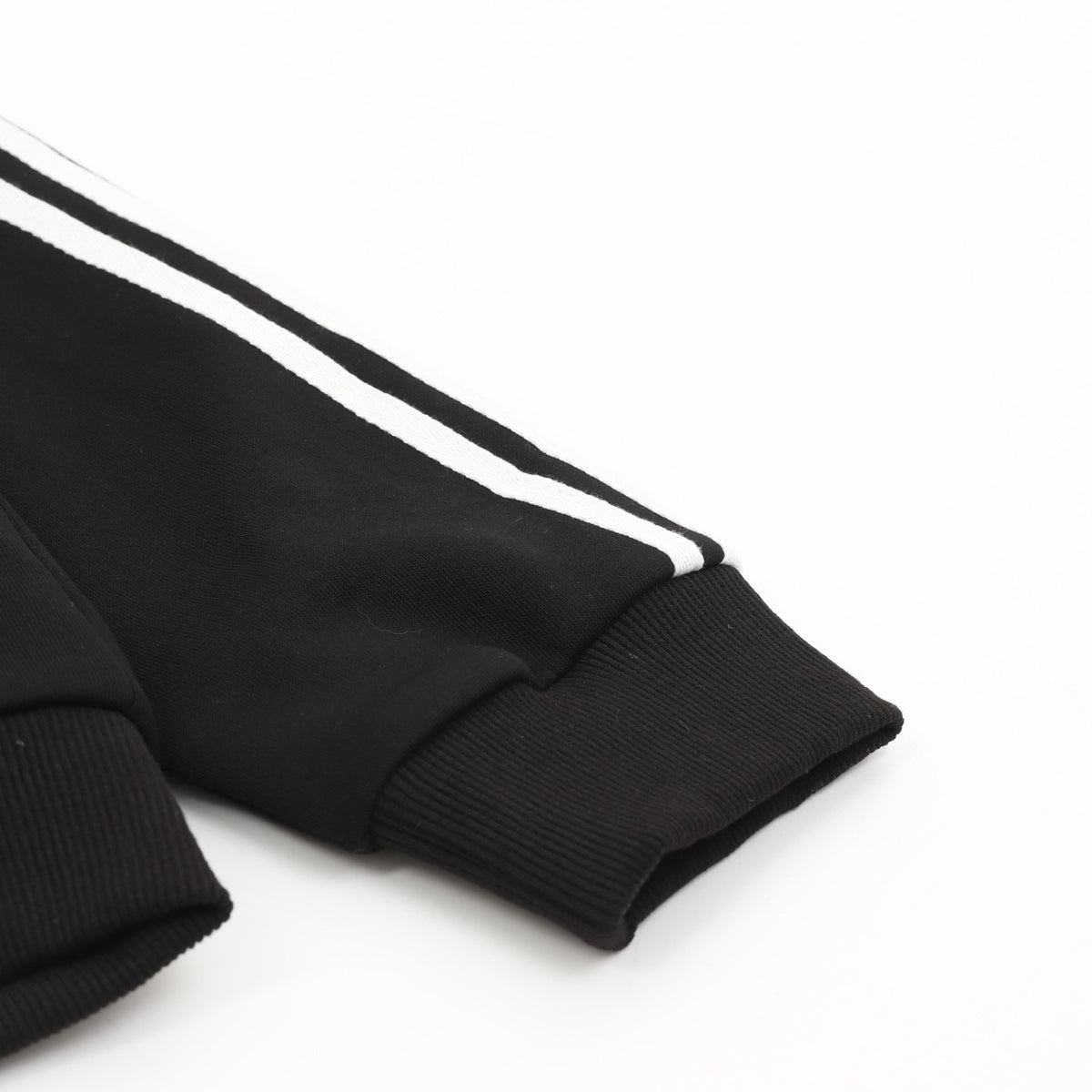 Adidas Women's & Men's Black 3-Stripes Full-Zip Track Jacket