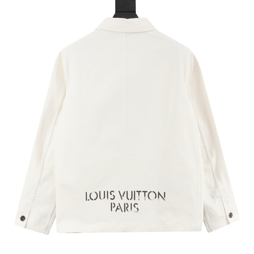 Louis Vuitton Men's Workwear Jacket in Off-White