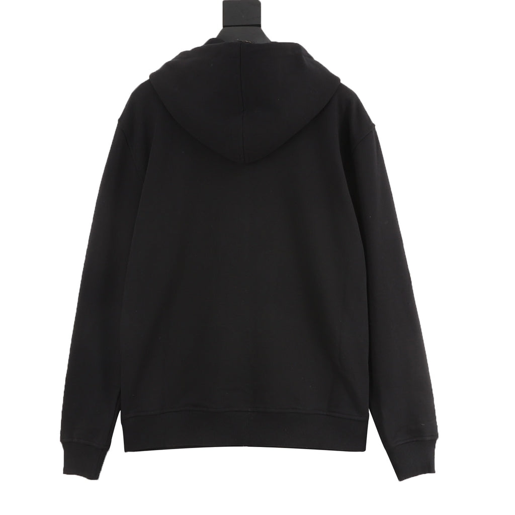 AMI Paris Ami de Cœur Zip-Up Hoodie — Black, Heart Logo