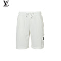 C.P. Company Men's White Jersey Cargo Shorts