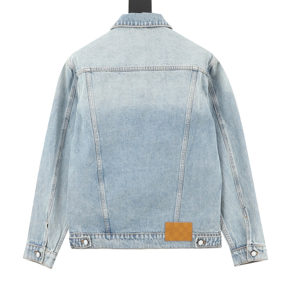 Louis Vuitton Light Blue Washed Denim Jacket