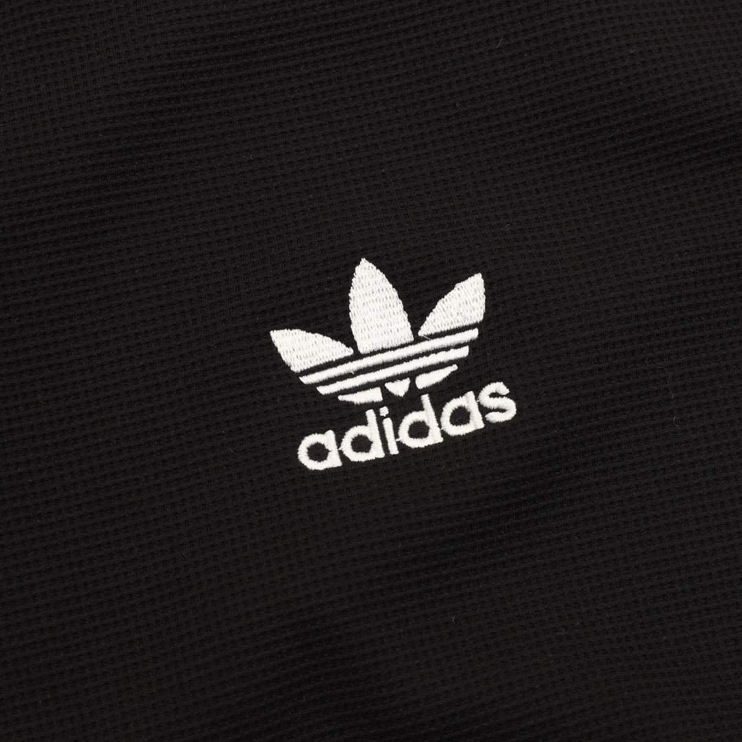 Adidas Originals American Retro Trefoil Track Jacket | Cream Burgundy Stripe Navy Trim