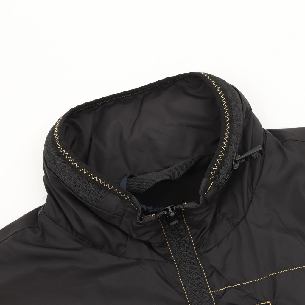 Moncler Women's & Men's Black Logo Patch Stand-Collar Zip-Up Vest