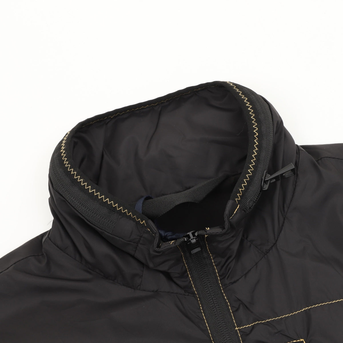Moncler Women's & Men's Black Logo Patch Stand-Collar Zip-Up Vest