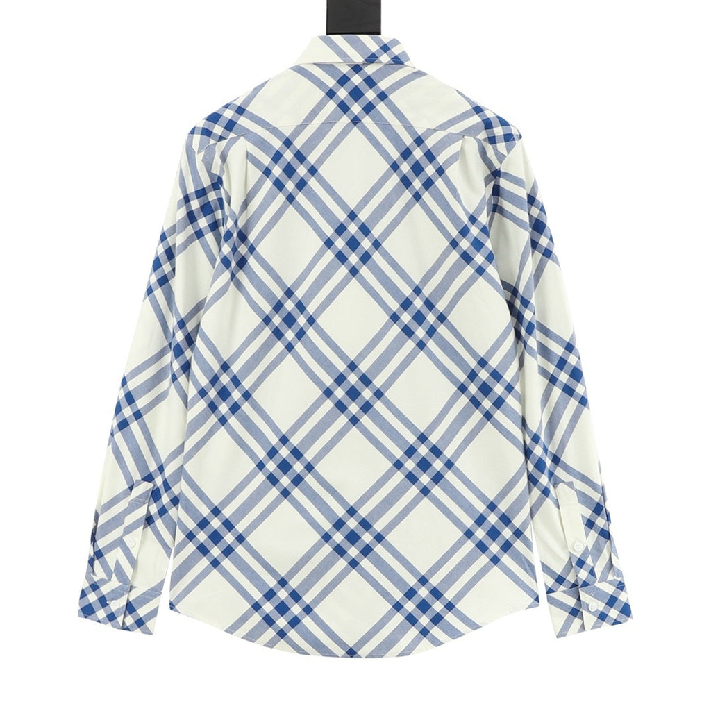 Burberry Vintage Check Cotton Twill Long-Sleeve Shirt