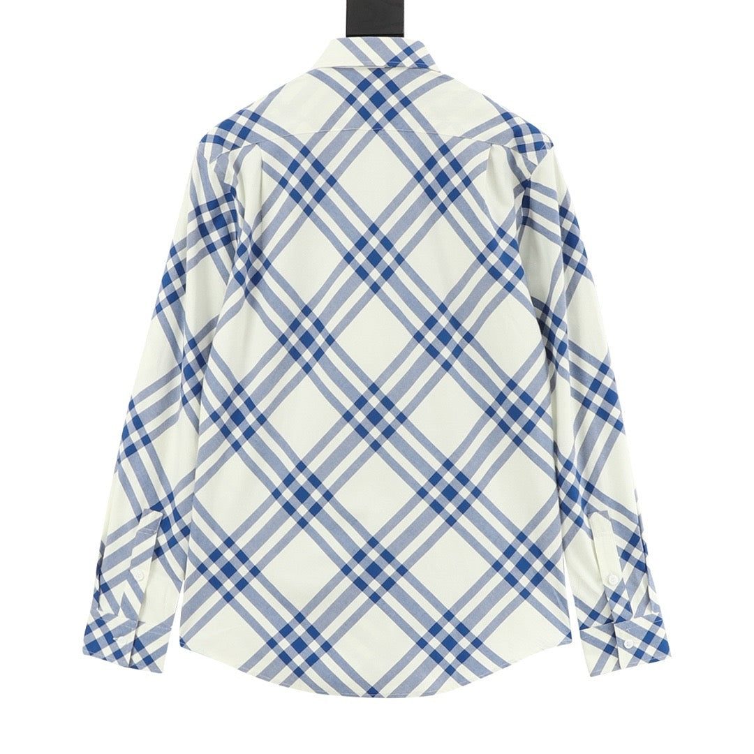 Burberry Vintage Check Cotton Twill Long-Sleeve Shirt