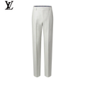 Louis Vuitton White Monogram Slim Trousers