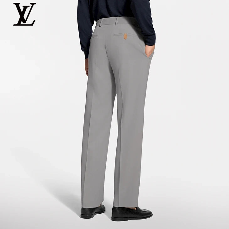 Louis Vuitton Light Grey Straight-Fit Trousers