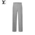 Louis Vuitton Light Grey Straight-Fit Trousers