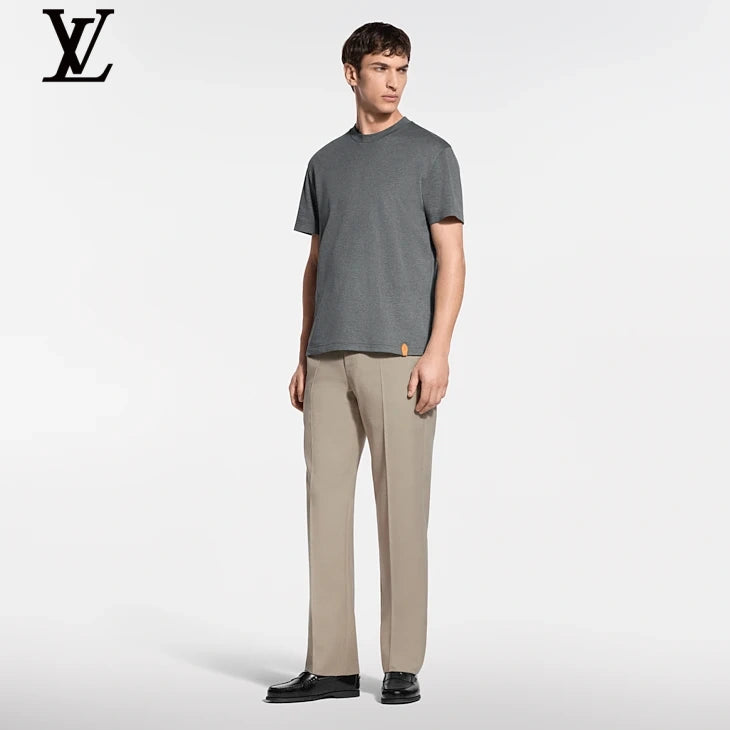 Louis Vuitton Beige Straight-Fit Linen Trousers