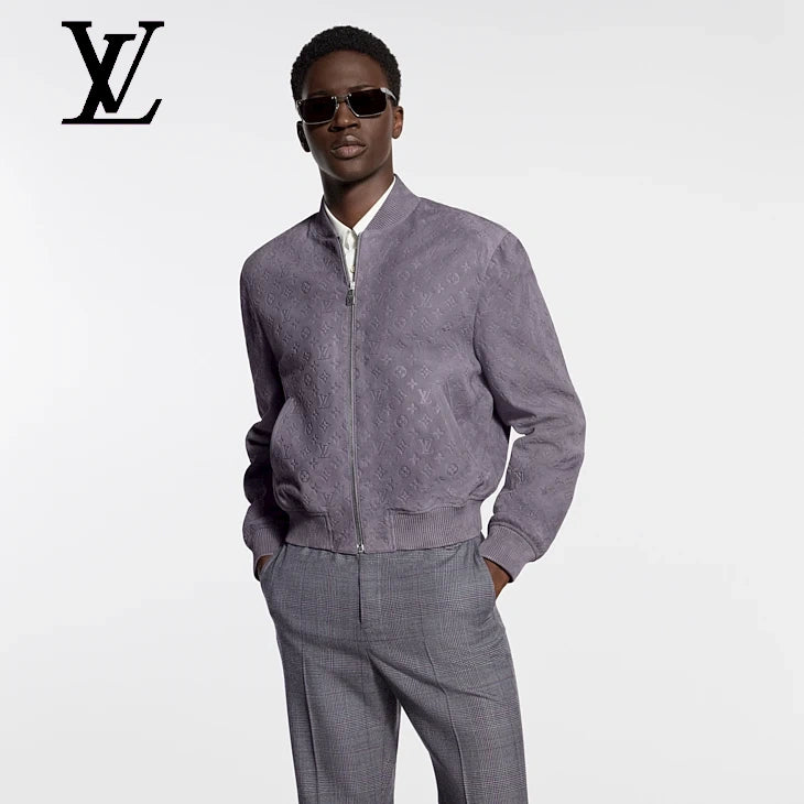 Monogram Embossed Nubuck Blouson