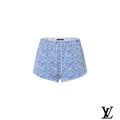 Louis Vuitton Blue Monogram Floral Swim Shorts
