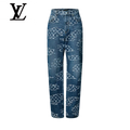 Monogram Denim Skate Pants