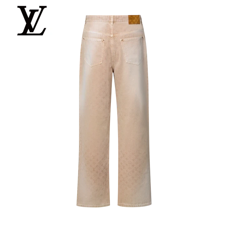 Monogram Denim Skate Pants