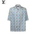 Louis Vuitton LVM Printed Stripe Short-Sleeve Shirt