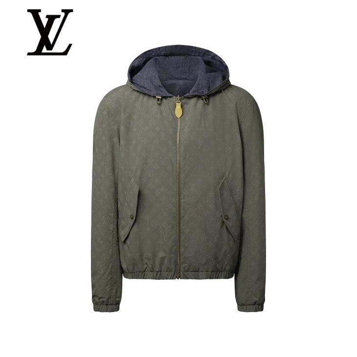 Reversible Monogram Reflective Windbreaker