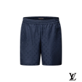 Louis Vuitton Navy Monogram Jacquard Drawstring Shorts